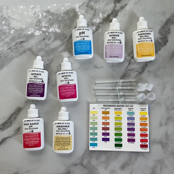 API Freshwater Master Test Kit (pH, Ammonia, Nitrate, HIGH RANGE pH & Nitrite) - Picture 3 of 5